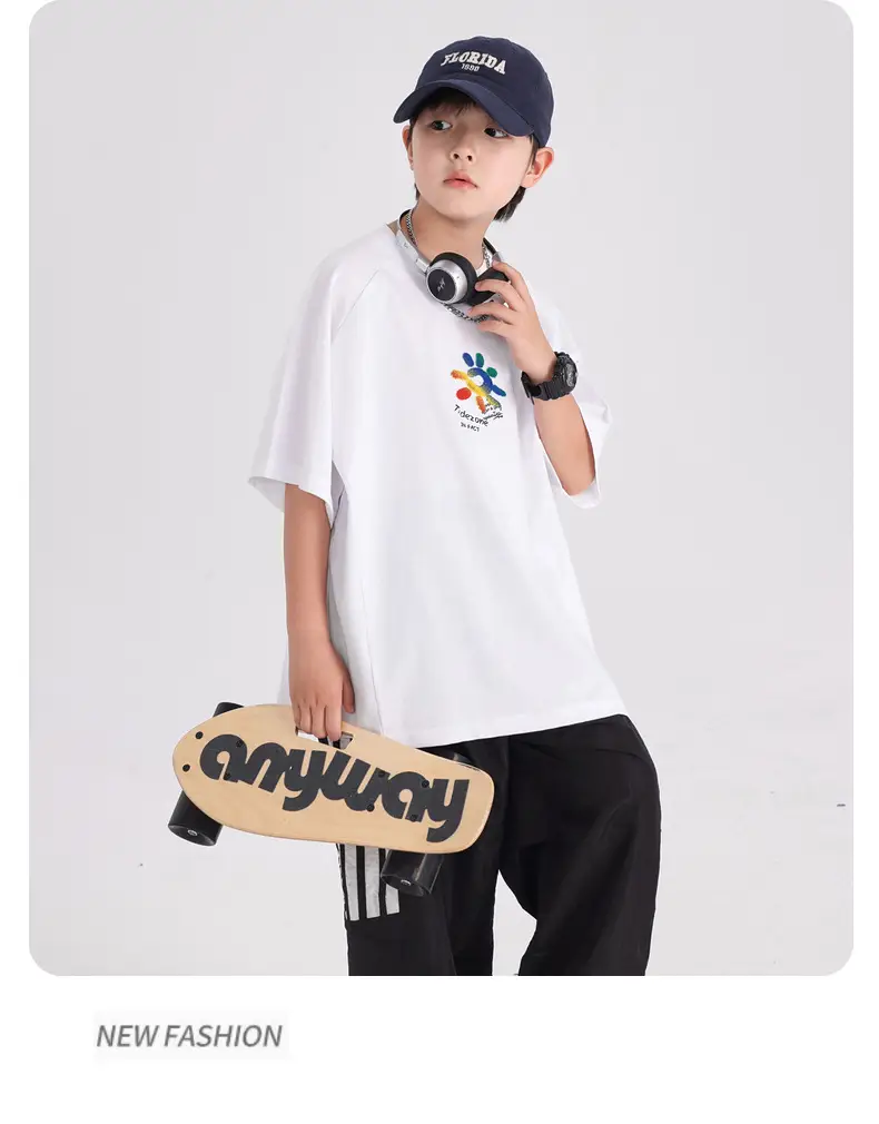 Boys Cotton T-Shirt Black Graphic 2026 — feature 14