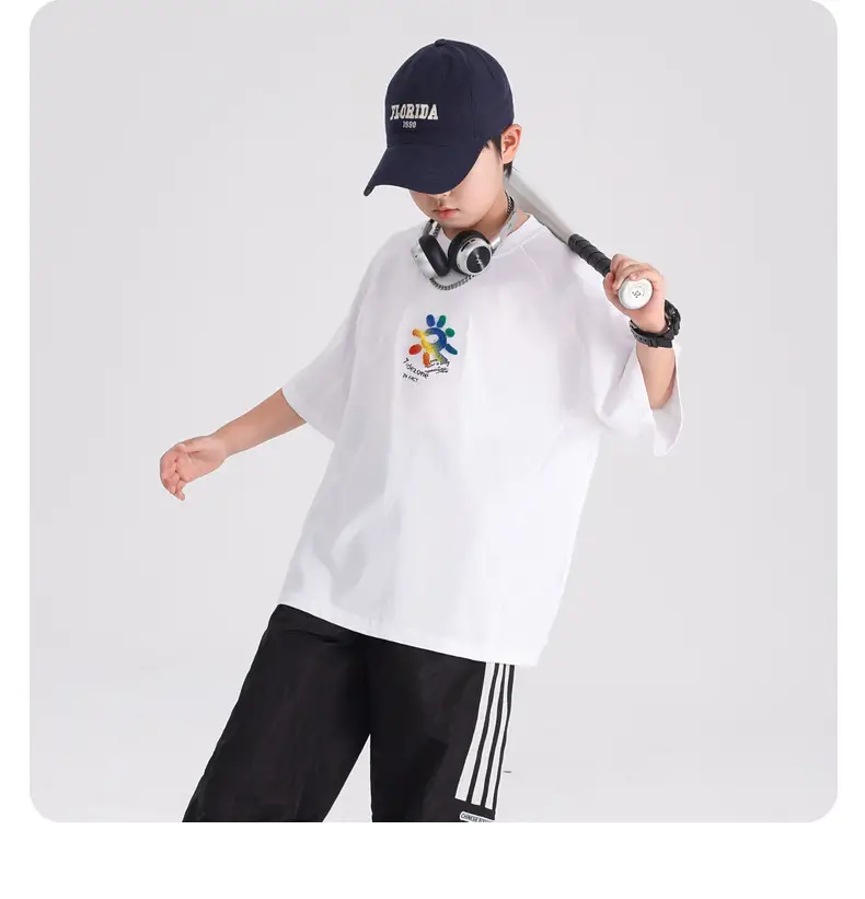 Boys Cotton T-Shirt Black Graphic 2026 — feature 16