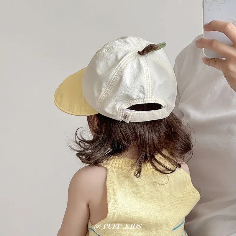 Baby Apple Hat Green Balaclava Travel Sun Hat - Image 8