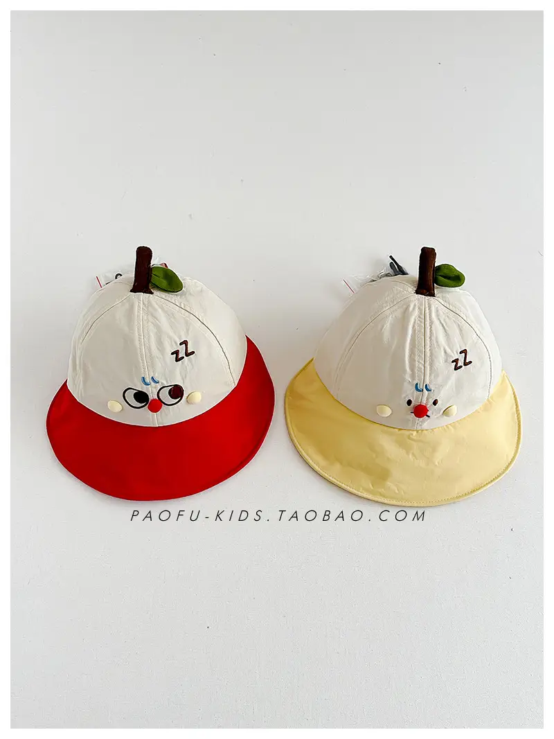 Baby Apple Hat Green Balaclava Travel Sun Hat — feature 8