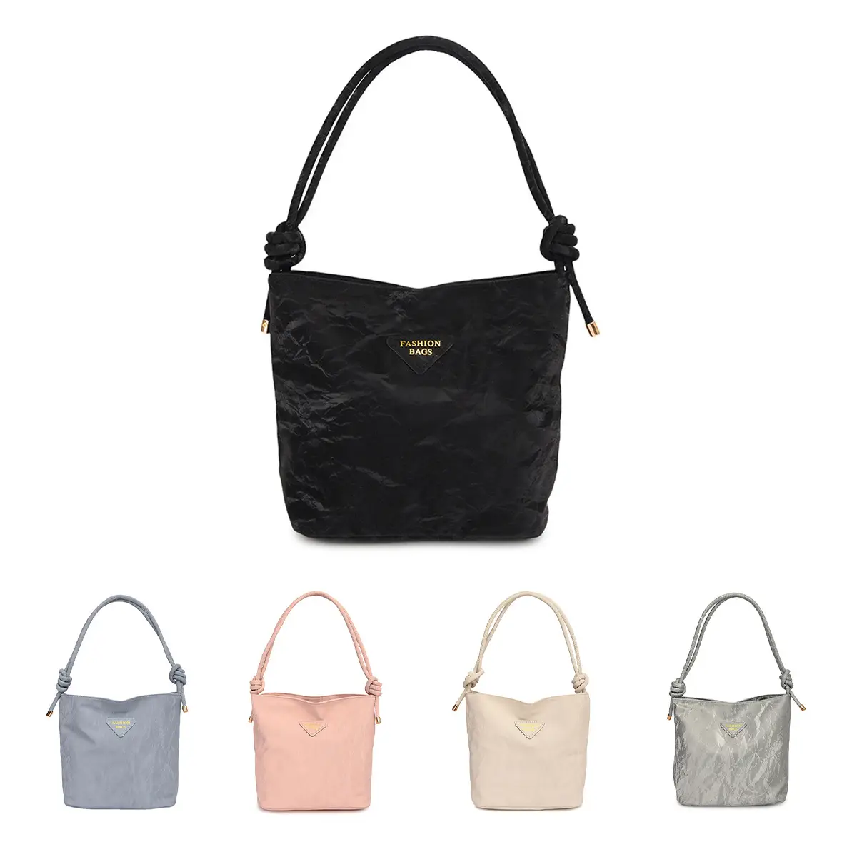 2025 New Fashion Women's Handbag Simple Solid Color