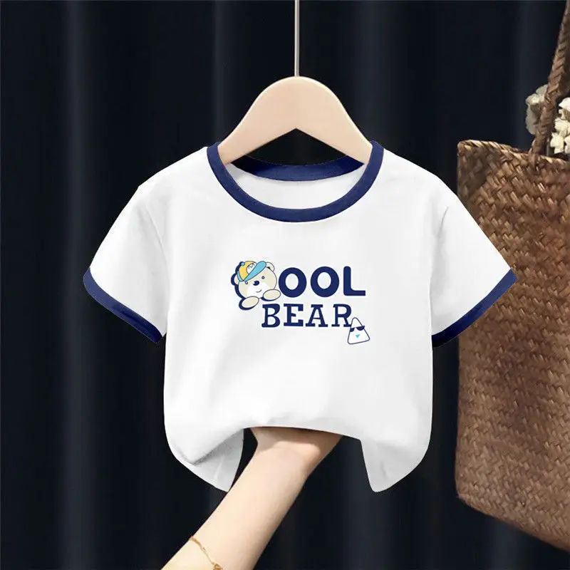 Doraemon Cotton T-Shirt for Baby Girl White Orange - Image 10