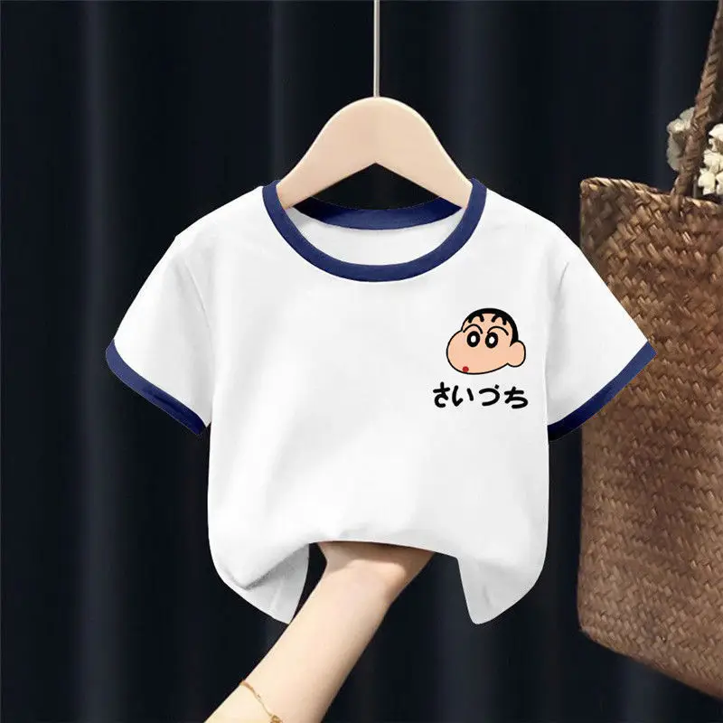Doraemon Cotton T-Shirt for Baby Girl White Orange - Image 20