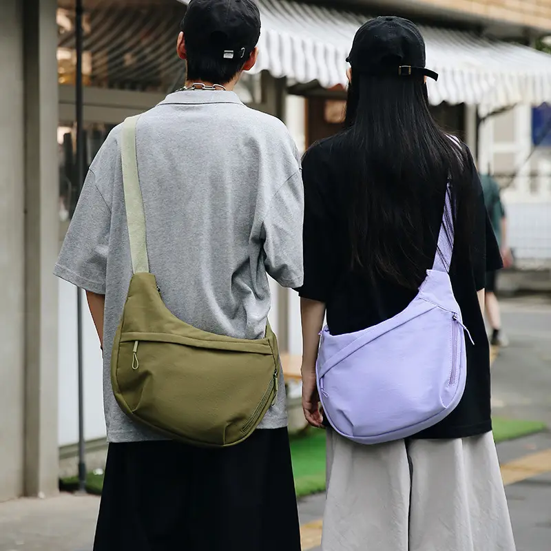 Trendy Nylon Couple Sports Bag Set - Image 11