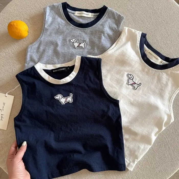 Kids Sleeveless Vest Set for Boys 2025 Summer — feature 1