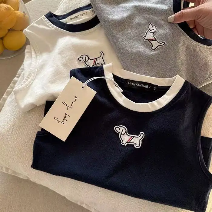 Kids Sleeveless Vest Set for Boys 2025 Summer — feature 2