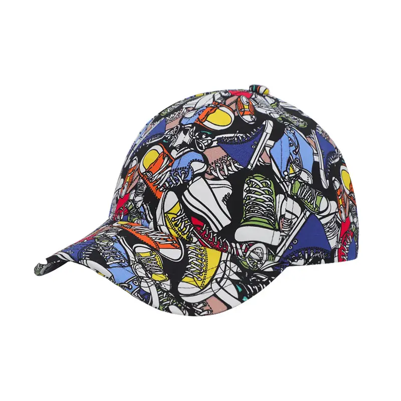 Women Men Printed Graphite Cap Summer Hat - Image 8