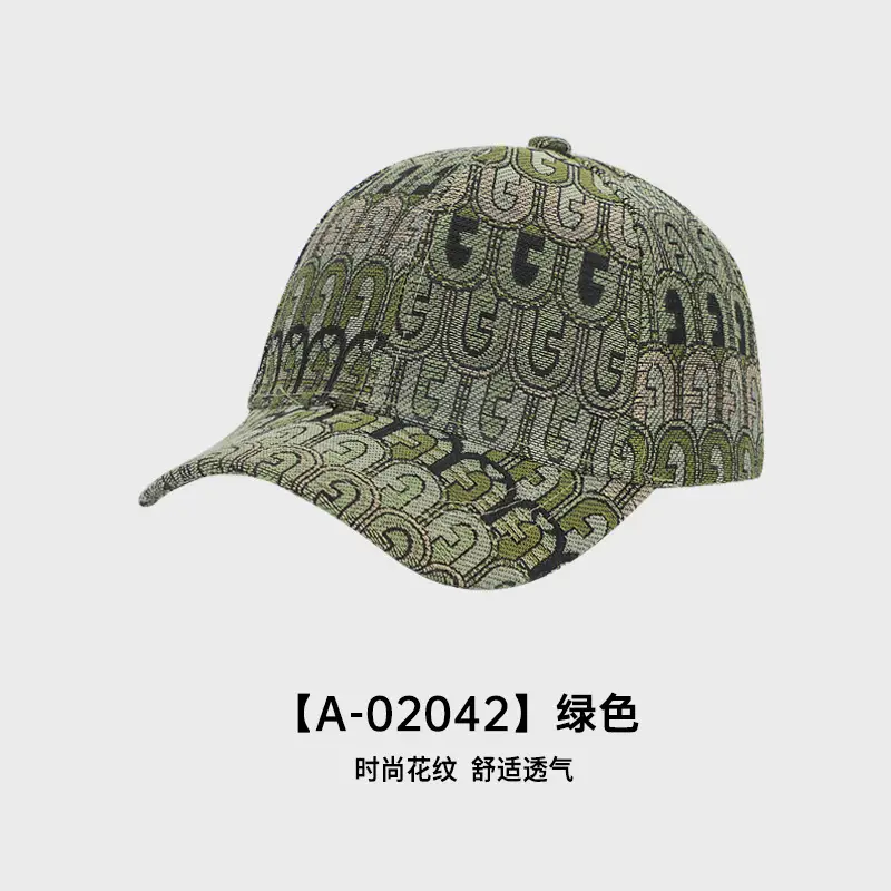 Women's Red Patterned Baseball Cap with Visor - Image 3