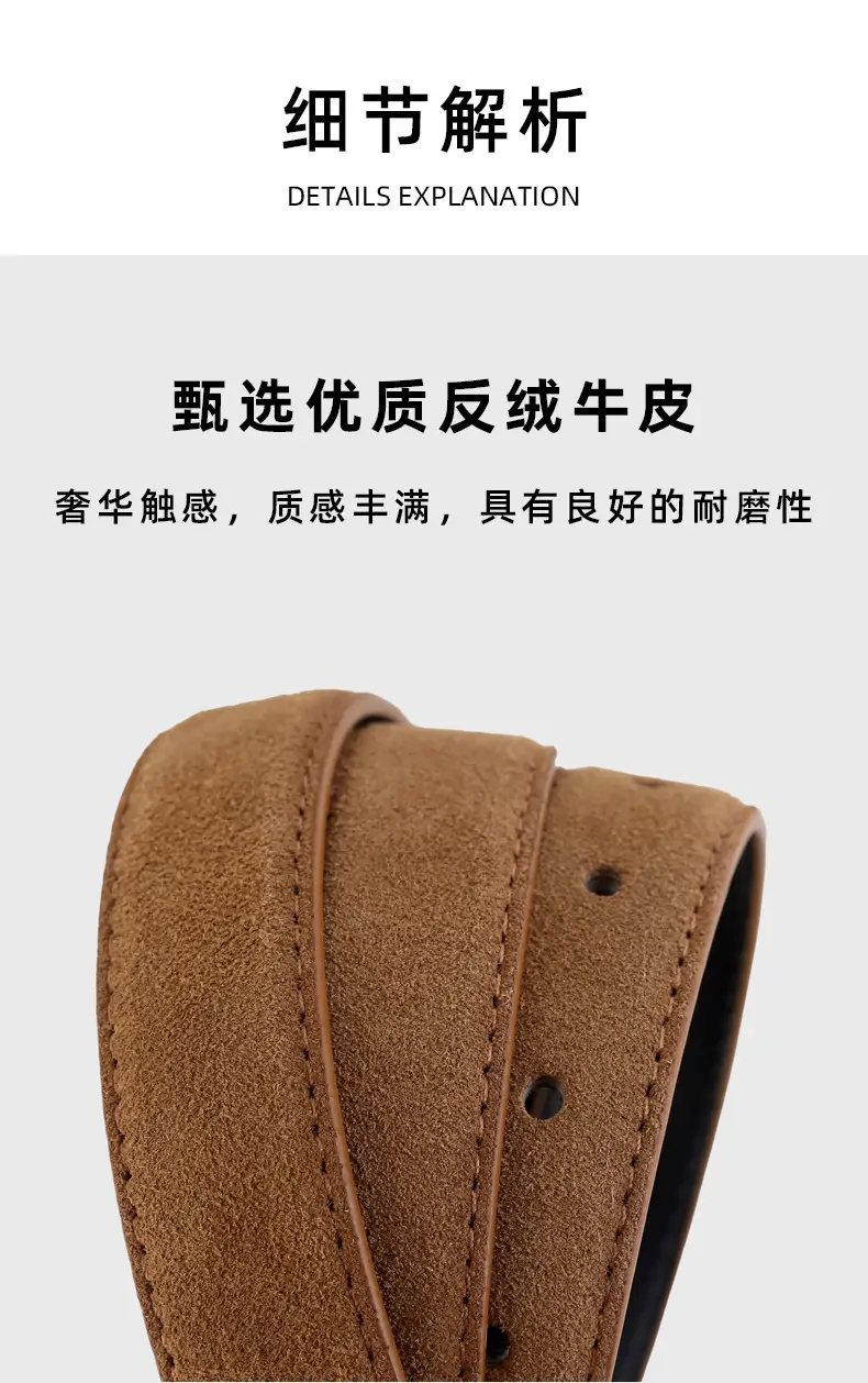 Gold Chain Buckle Belt for Women Brown High-End Wear โ feature 11