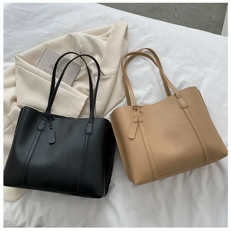 Black Leather Tote Bag for Women 2024 Winter Style — feature 37