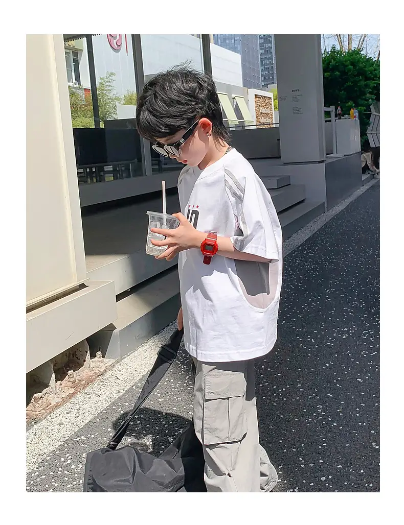 Boys White 1010 Summer T-Shirt 2026 Kids — feature 10