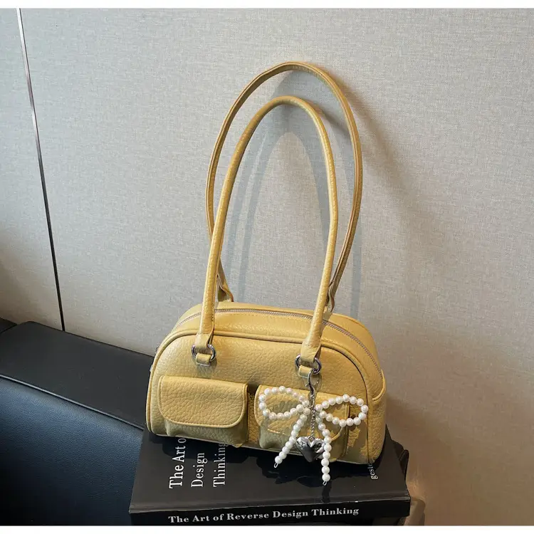 Light Blue Pearl Bow Crossbody Bag for Women — feature 39