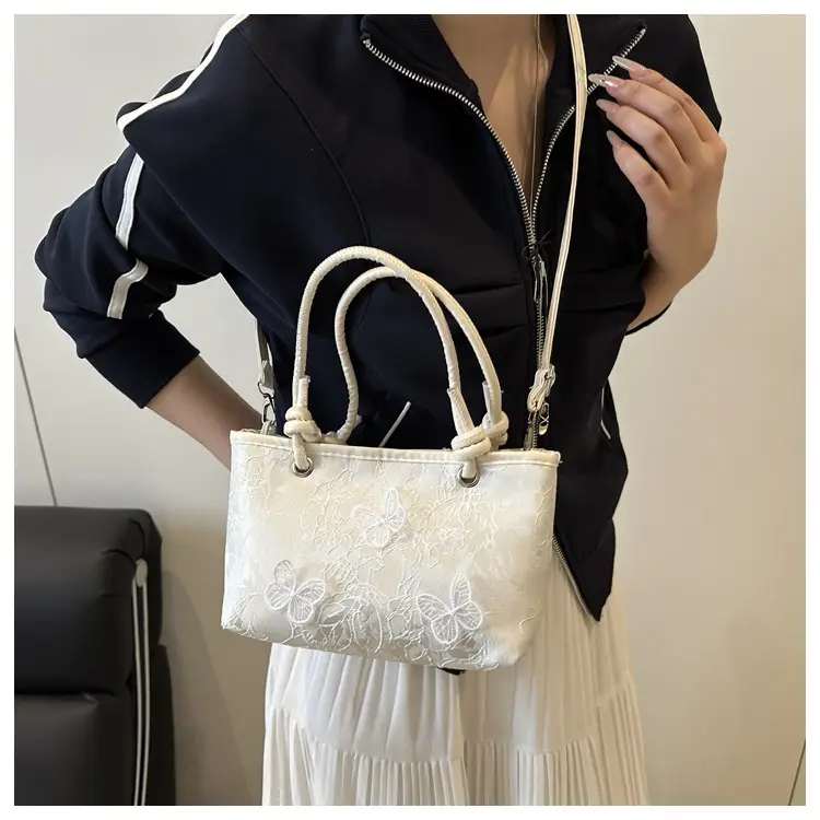 Sweet Lace Butterfly Bag 2025 Summer Large Capacity — feature 18