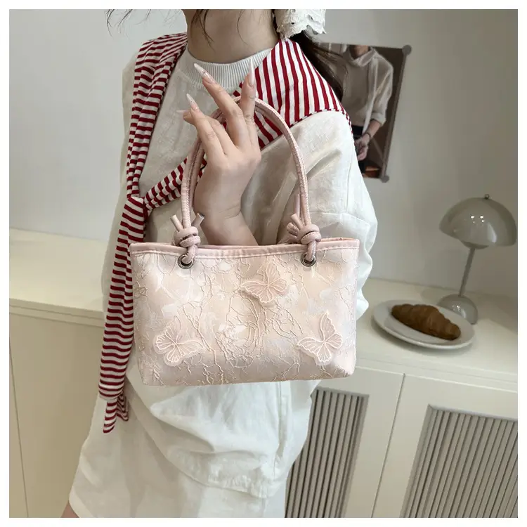 Sweet Lace Butterfly Bag 2025 Summer Large Capacity — feature 21