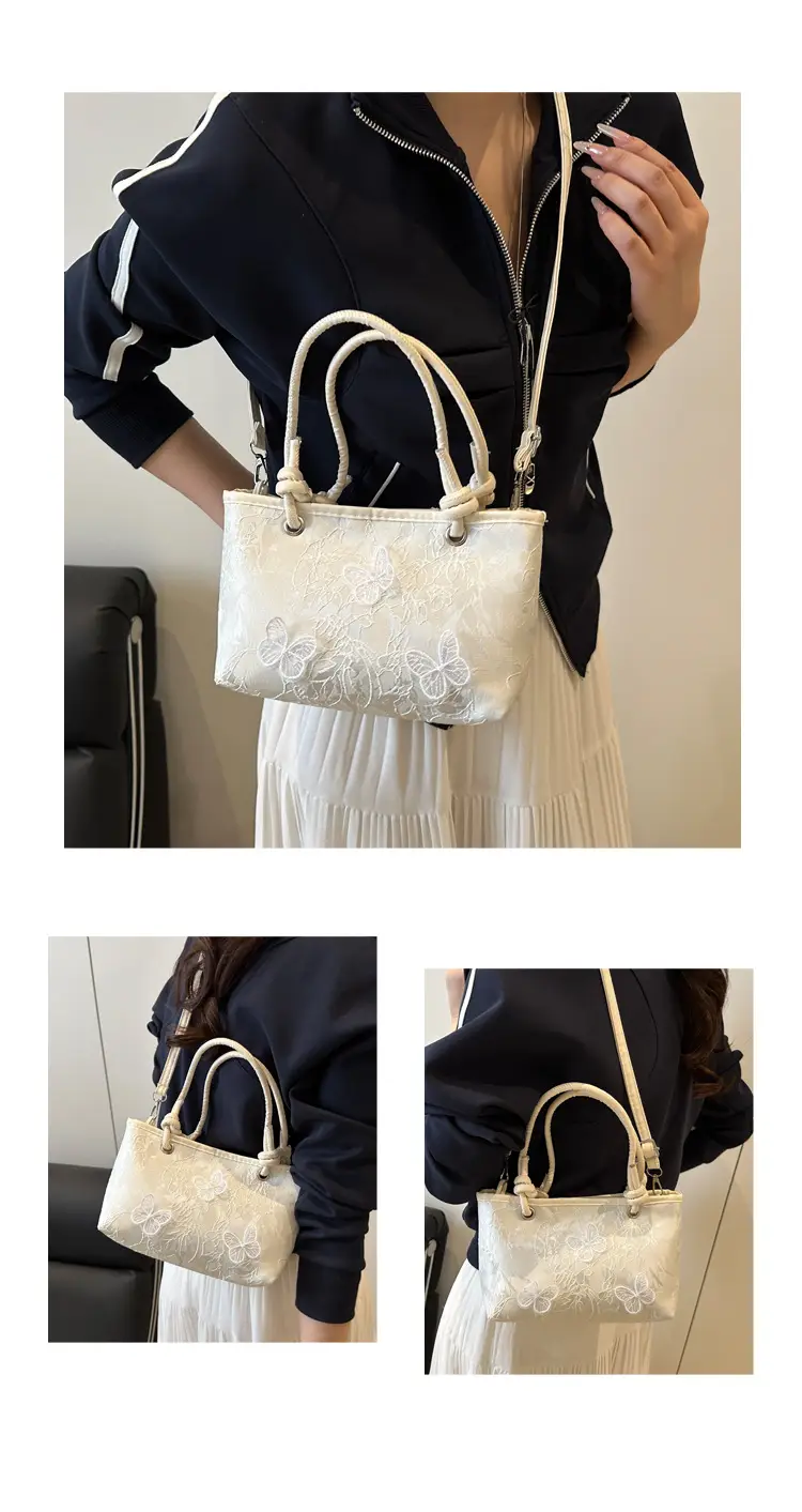 Sweet Lace Butterfly Bag 2025 Summer Large Capacity — feature 25