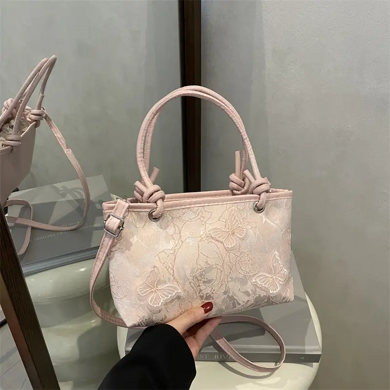Sweet Lace Butterfly Bag 2025 Summer Large Capacity - Image 2