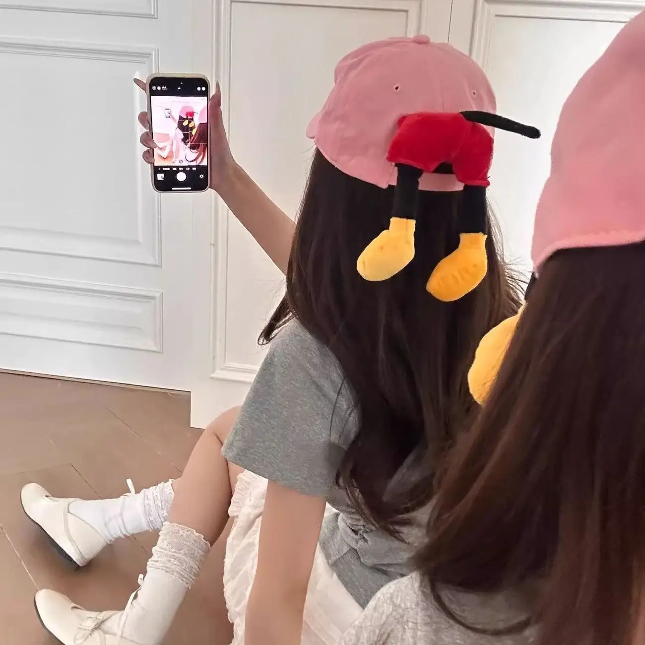 Cute Mickey Baseball Cap Women Y2K Minnie Duck Cap - Image 8