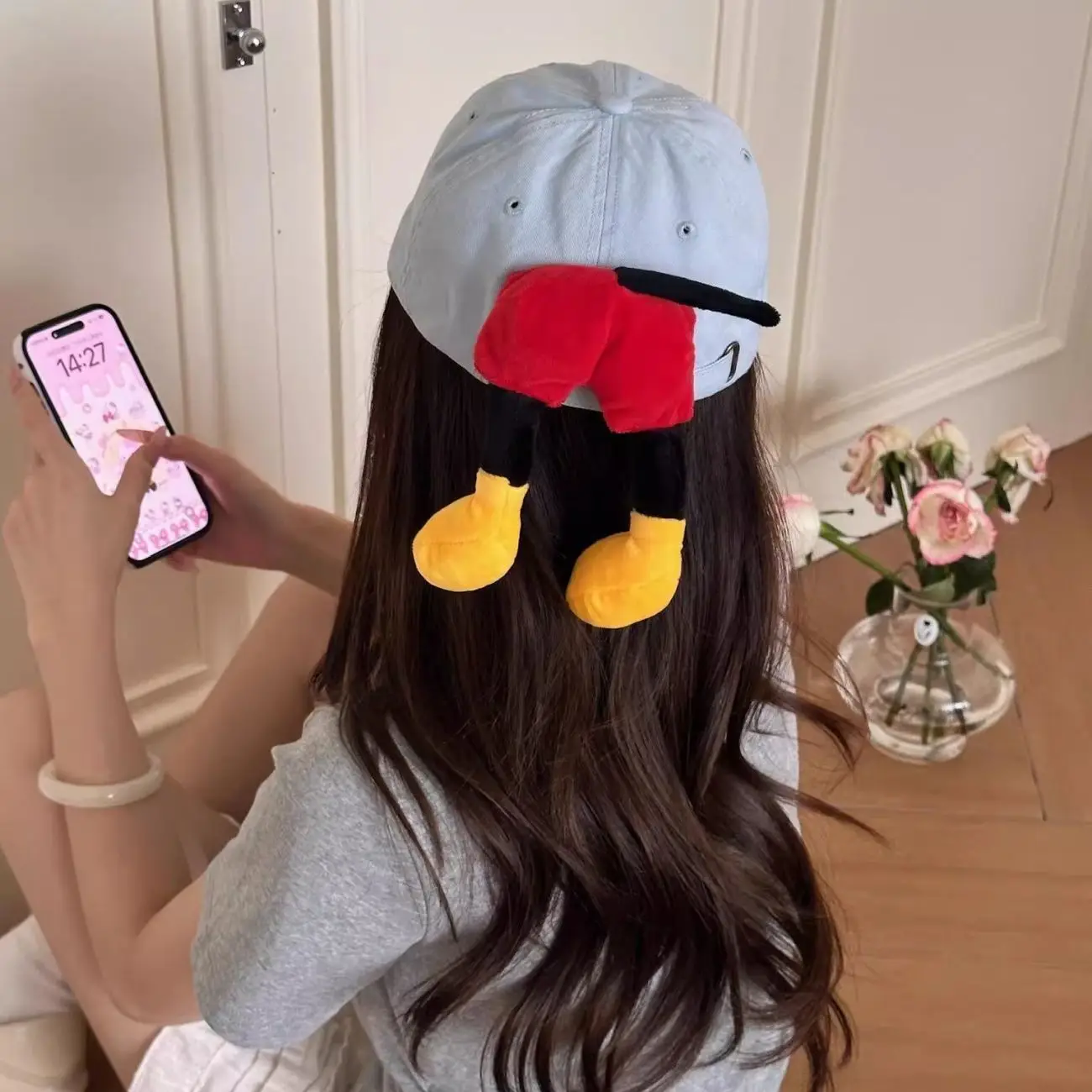 Cute Mickey Baseball Cap Women Y2K Minnie Duck Cap - Image 4
