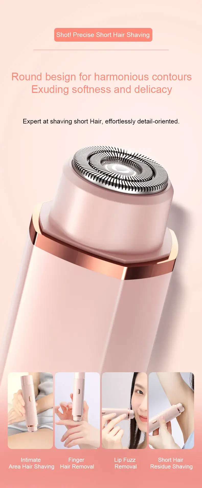 2-in-1 Electric Body Shaver with Dual Blades — feature 6