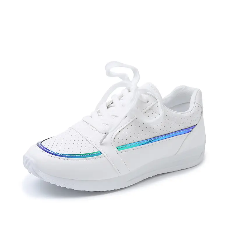 Single Shoes Women's 2025 Spring and Autumn New Round Head Thick Bottom Low-top Lace-up Flat Casual sneaker Foreign Trade plus size Women's Shoes - Image 7
