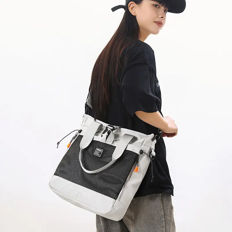 Men's Large Capacity Crossbody Bag with Laptop Compartment - Image 5