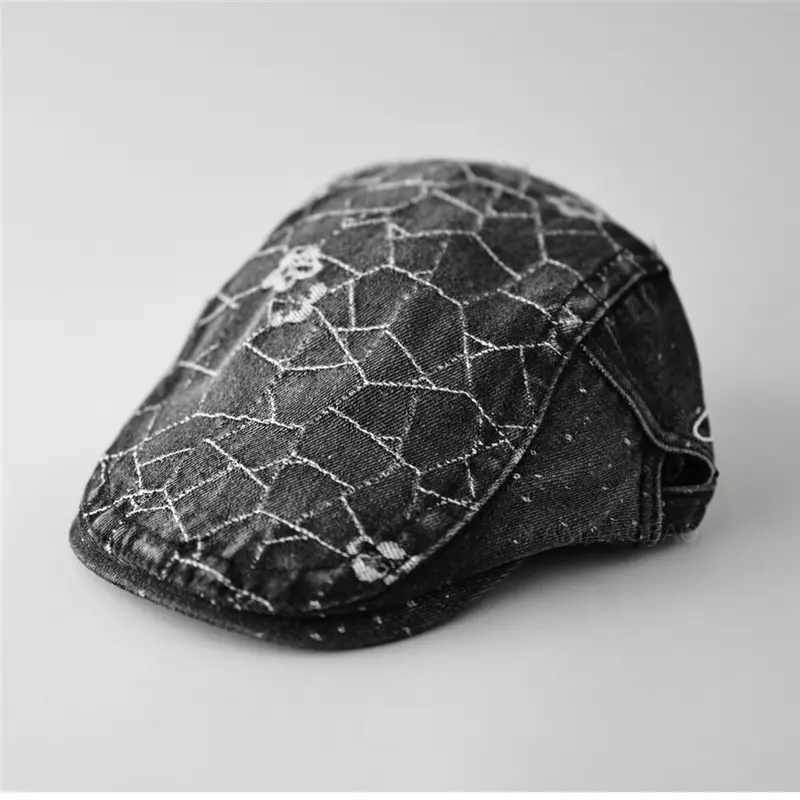 Women Korean Style Denim Forward Hat Spring Summer New Fashion - Image 6