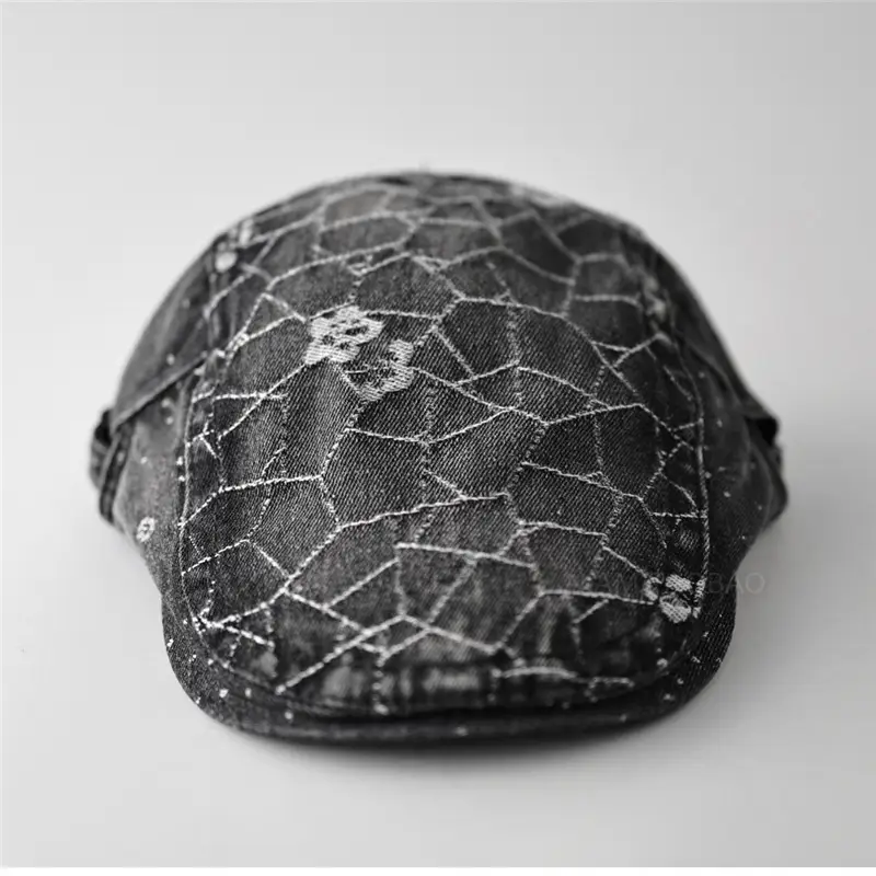 Women Korean Style Denim Forward Hat Spring Summer New Fashion - Image 9