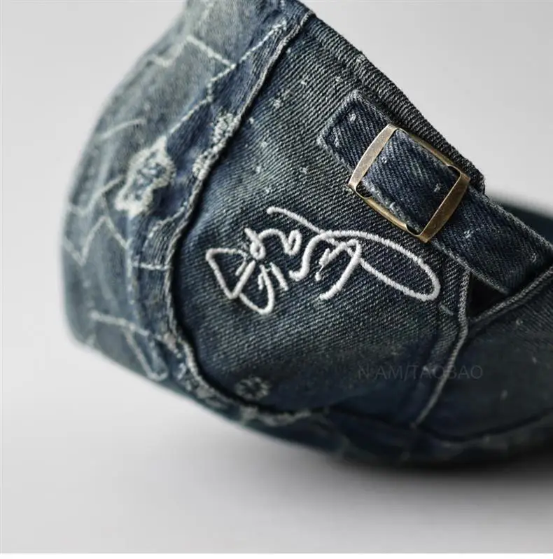 Women Korean Style Denim Forward Hat Spring Summer New Fashion — feature 10