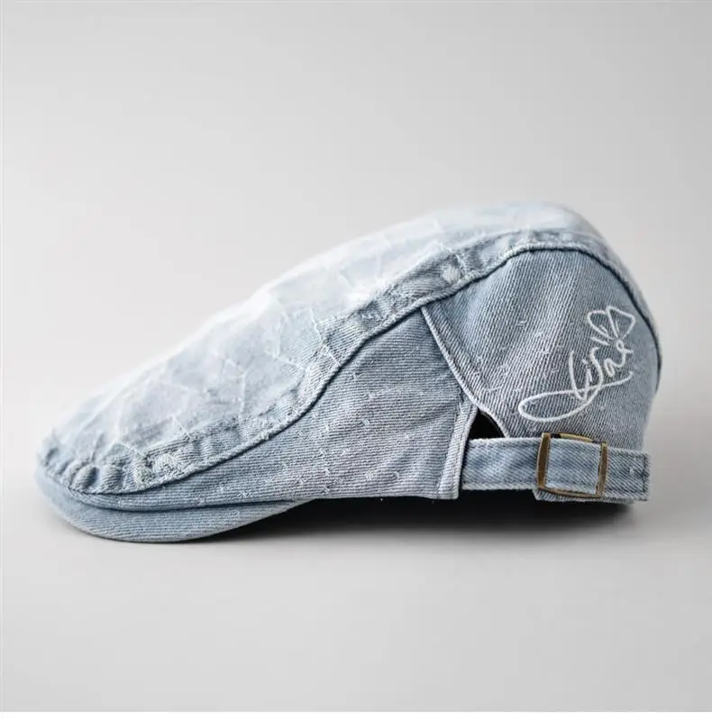 Women Korean Style Denim Forward Hat Spring Summer New Fashion — feature 9
