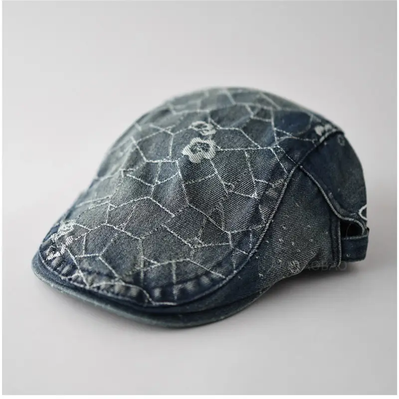 Women Korean Style Denim Forward Hat Spring Summer New Fashion - Image 2