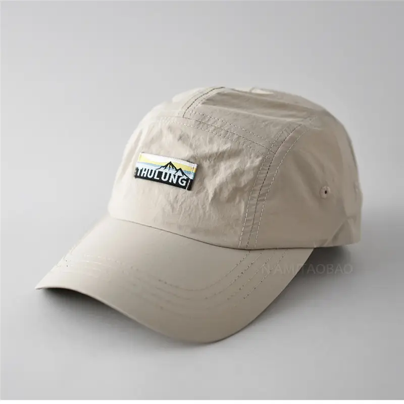 Men's Green Baseball Cap with Brand Logo - Image 5