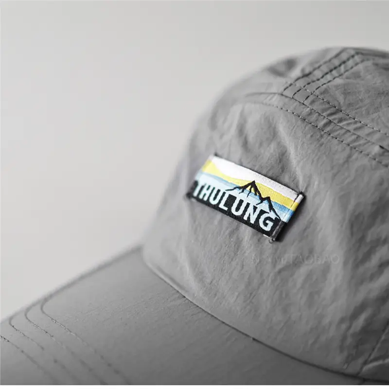 Men's Green Baseball Cap with Brand Logo - Image 8