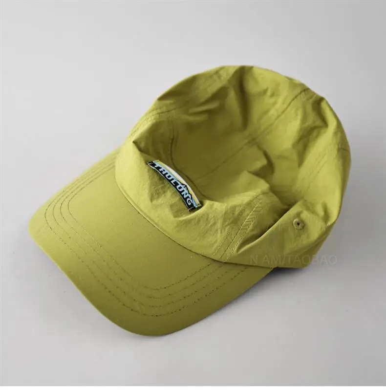 Men's Green Baseball Cap with Brand Logo — feature 11