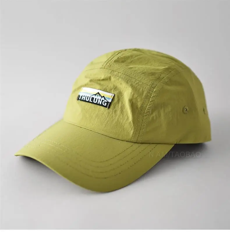Men's Green Baseball Cap with Brand Logo — feature 2