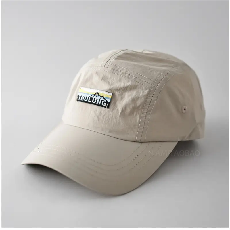 Men's Green Baseball Cap with Brand Logo - Image 2