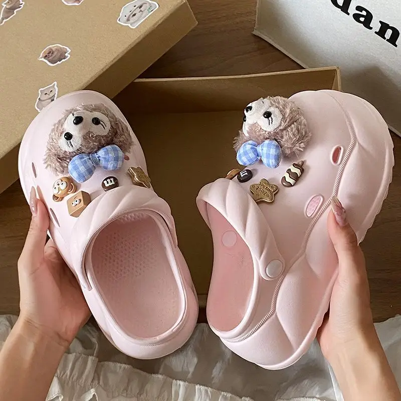 Eva Crocs 2025 Women's Breathable Crocs with Bear Design — feature 29