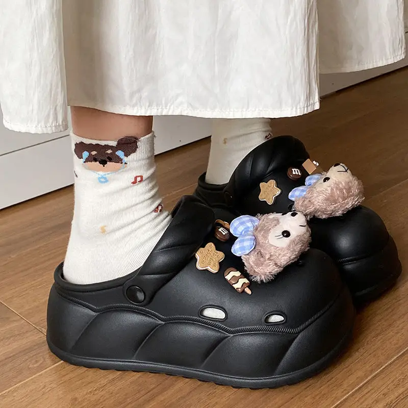 Eva Crocs 2025 Women's Breathable Crocs with Bear Design — feature 36