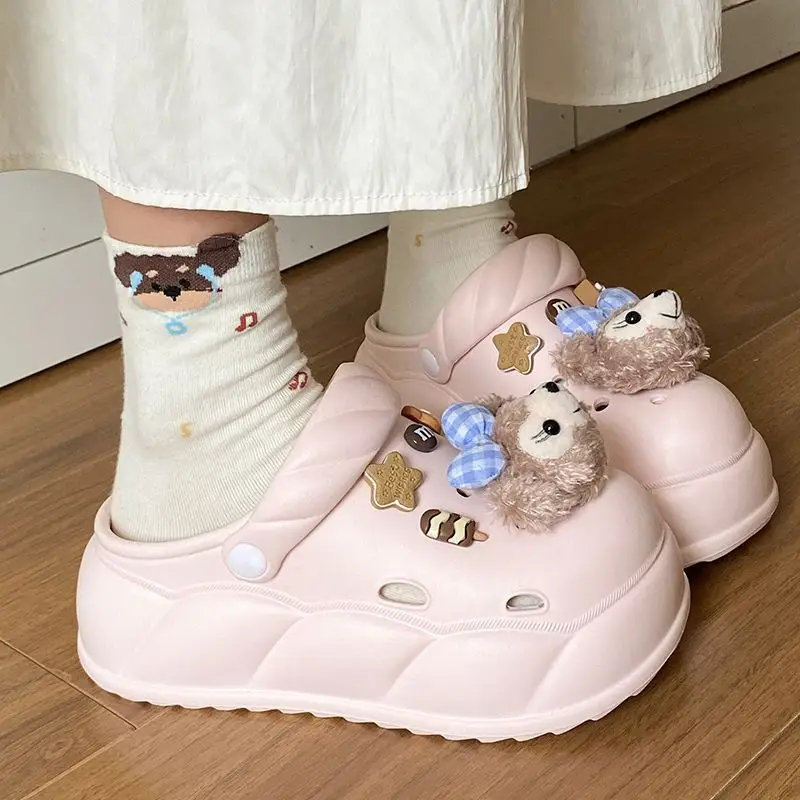 Eva Crocs 2025 Women's Breathable Crocs with Bear Design — feature 37