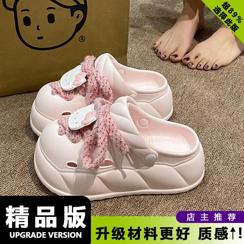 Eva Crocs 2025 Women's Breathable Crocs with Bear Design