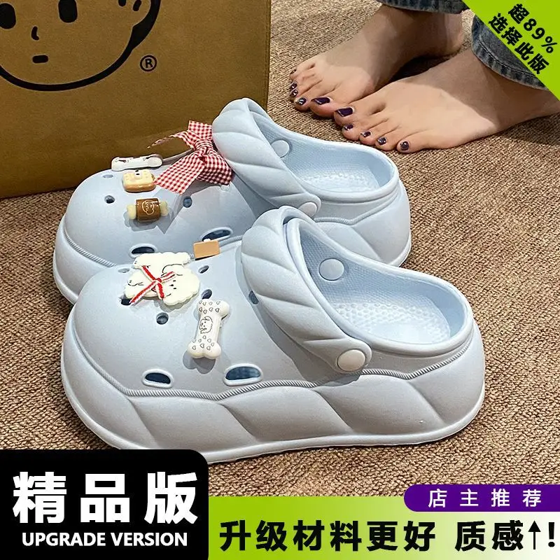 Eva Crocs 2025 Women's Breathable Crocs with Bear Design