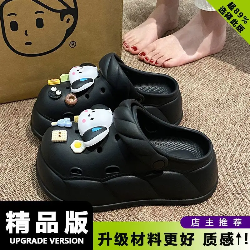 Eva Crocs 2025 Women's Breathable Crocs with Bear Design