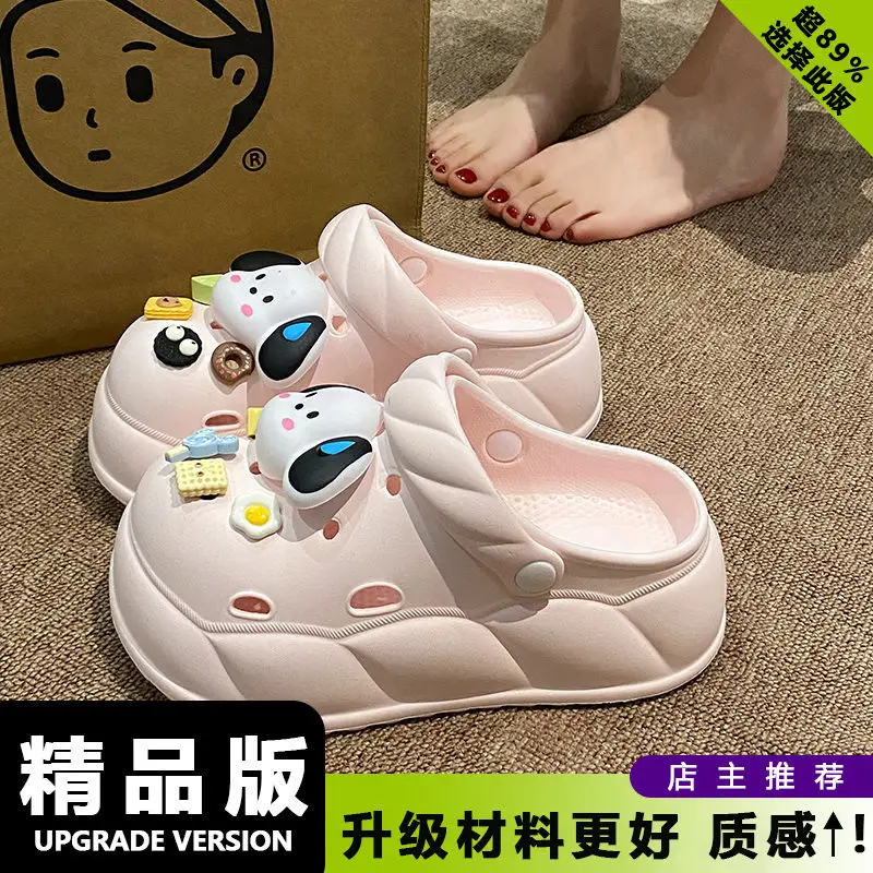 Eva Crocs 2025 Women's Breathable Crocs with Bear Design