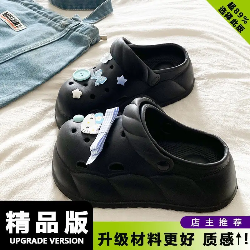 Eva Crocs 2025 Women's Breathable Crocs with Bear Design