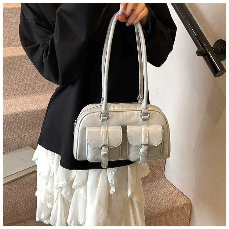 Pink Textured Shoulder Bag for Women 2025 — feature 27