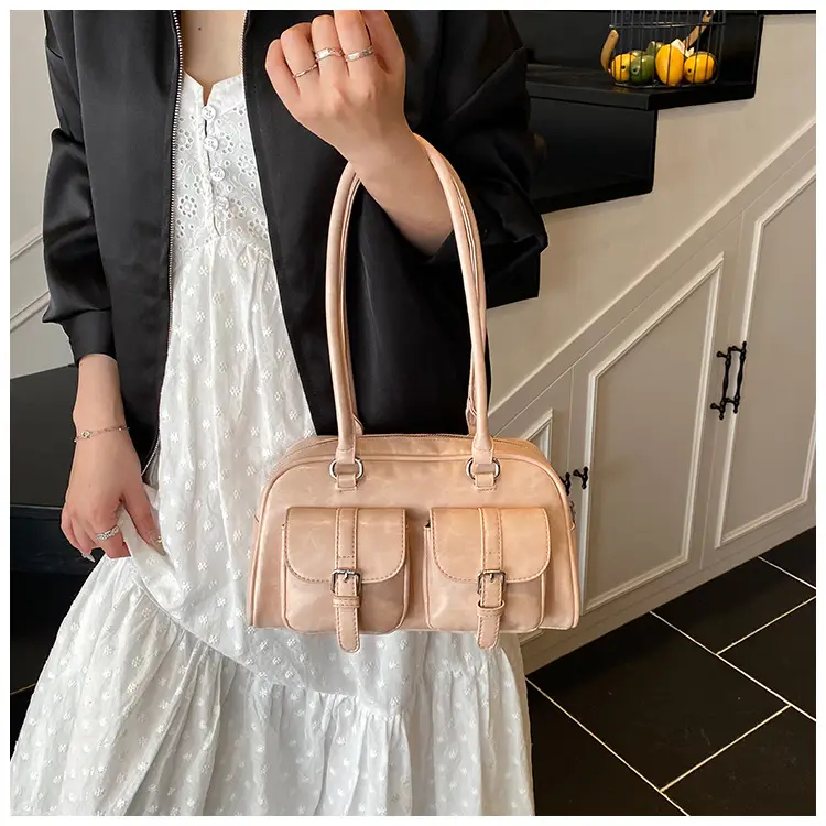 Pink Textured Shoulder Bag for Women 2025 — feature 30