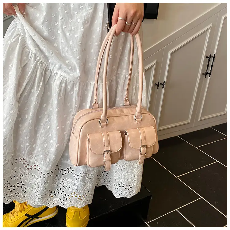 Pink Textured Shoulder Bag for Women 2025 — feature 32