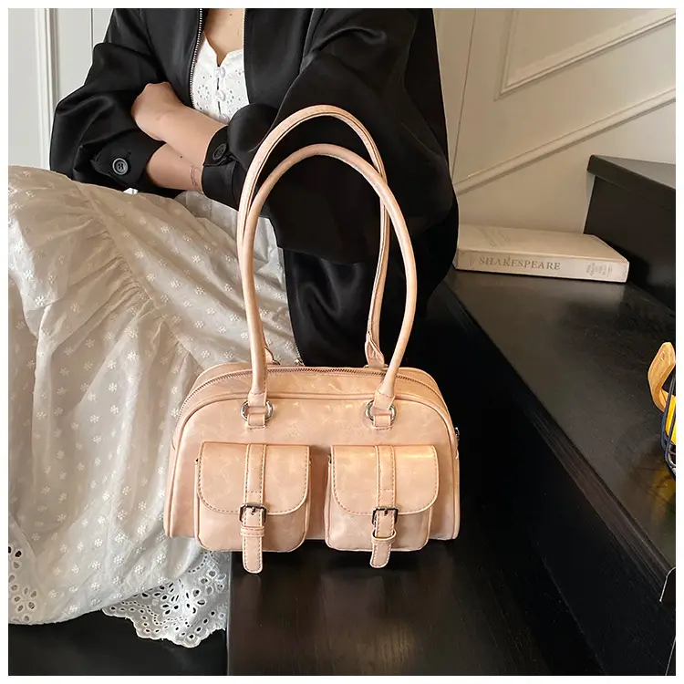 Pink Textured Shoulder Bag for Women 2025 — feature 34