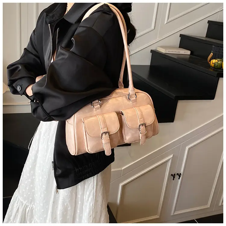 Pink Textured Shoulder Bag for Women 2025 — feature 36