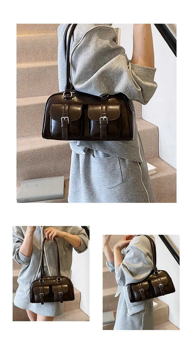 Pink Textured Shoulder Bag for Women 2025 — feature 9