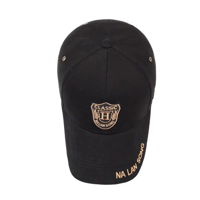 Ma Lan Song Black Embroidered Baseball Cap - Image 9